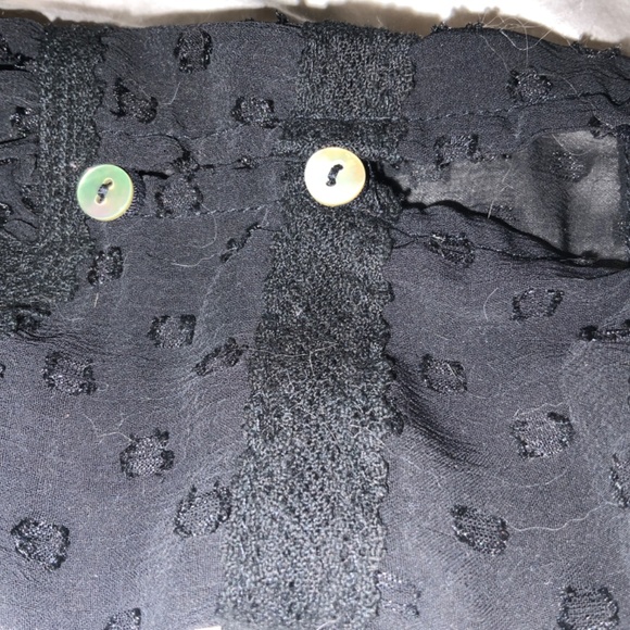 Cute black slim small shirt - Picture 2 of 4